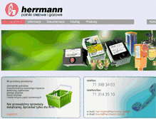 Tablet Screenshot of herrmann.com.pl
